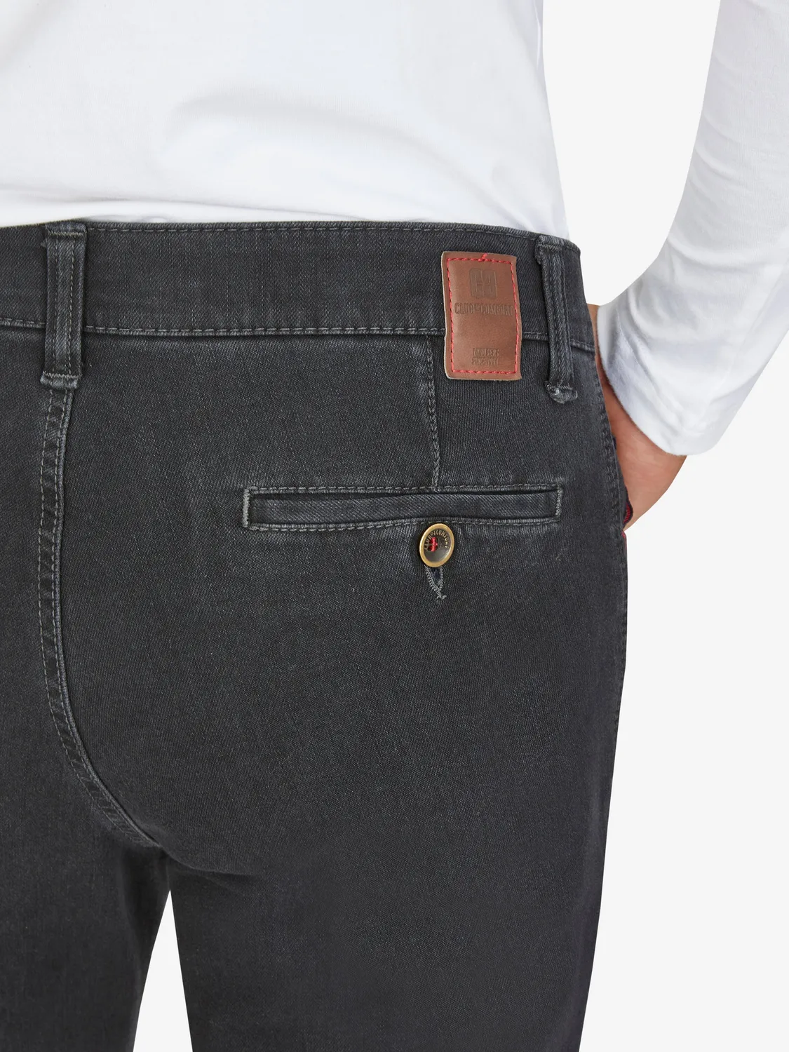 Club of Comfort Marvin 7054 Jeans anthrazit Comfortbund