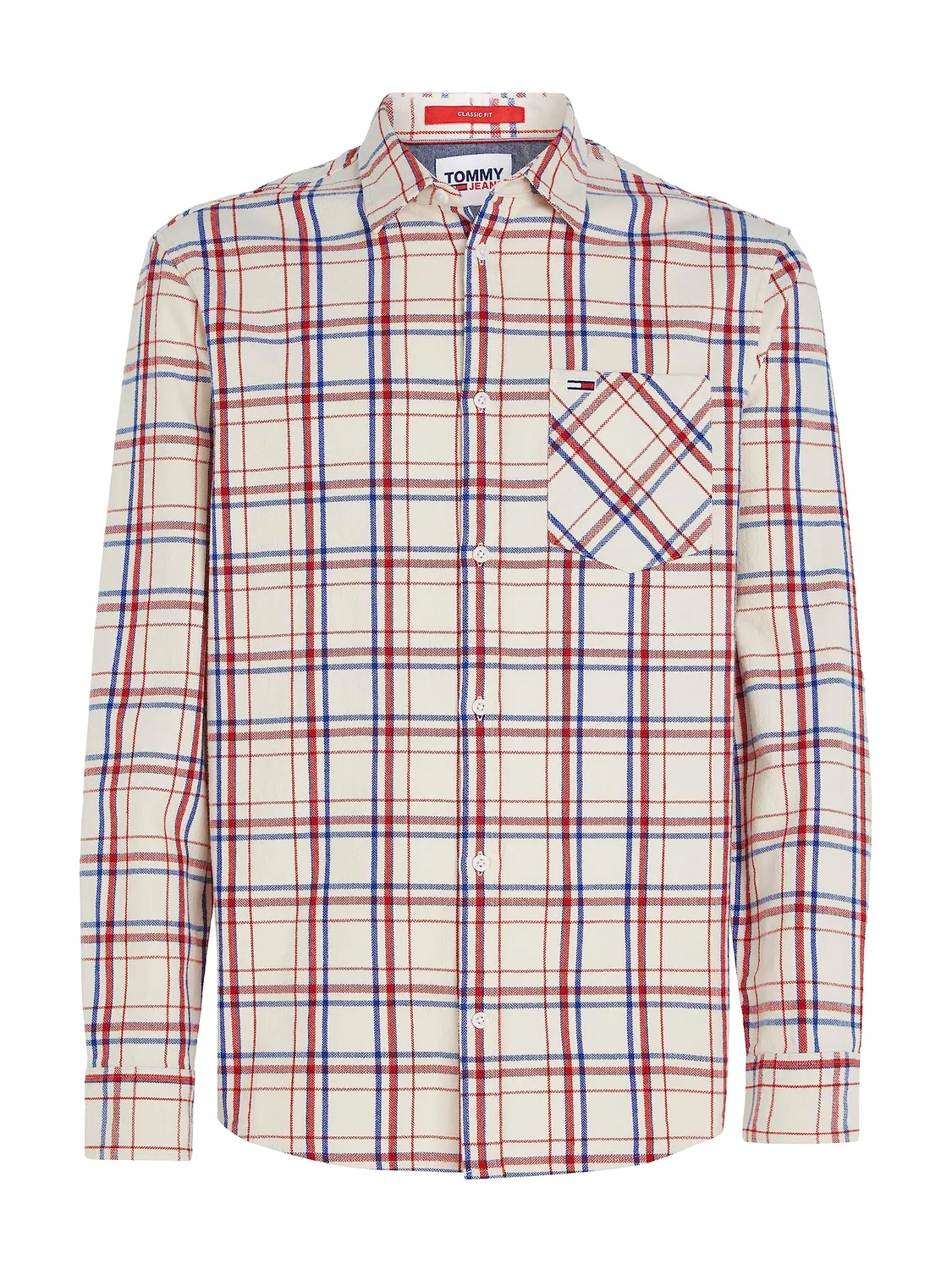 Tommy Jeans Check Pocket Freizeithemd Herren Karo