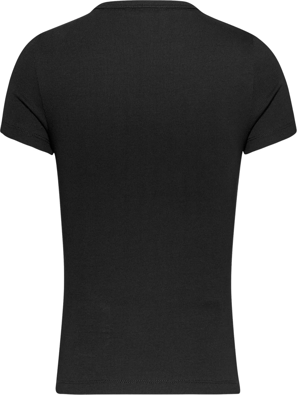 Tommy Jeans TJW Slim Badge Rib Tee T-Shirt Damen M