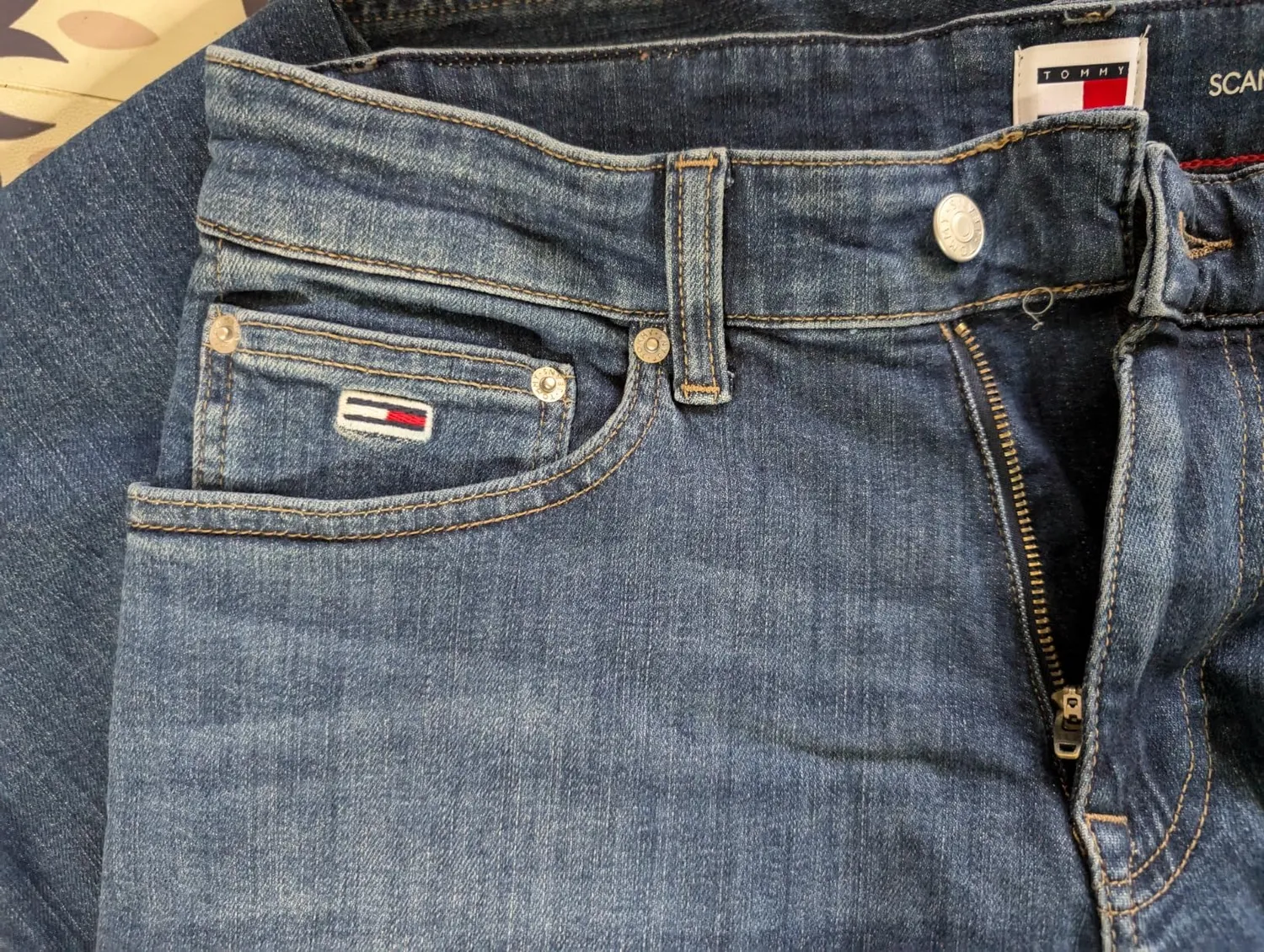 Tommy Jeans Scanton Slim Fit Jeans 28W/36L blau