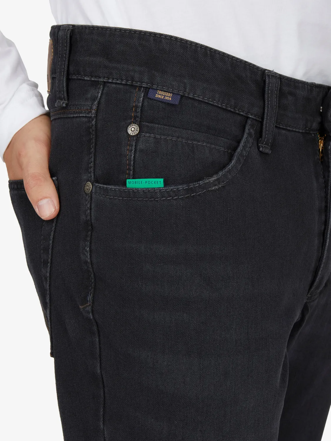 Club of Comfort Henry 7054 Jeans anthrazit Bi-Stretch