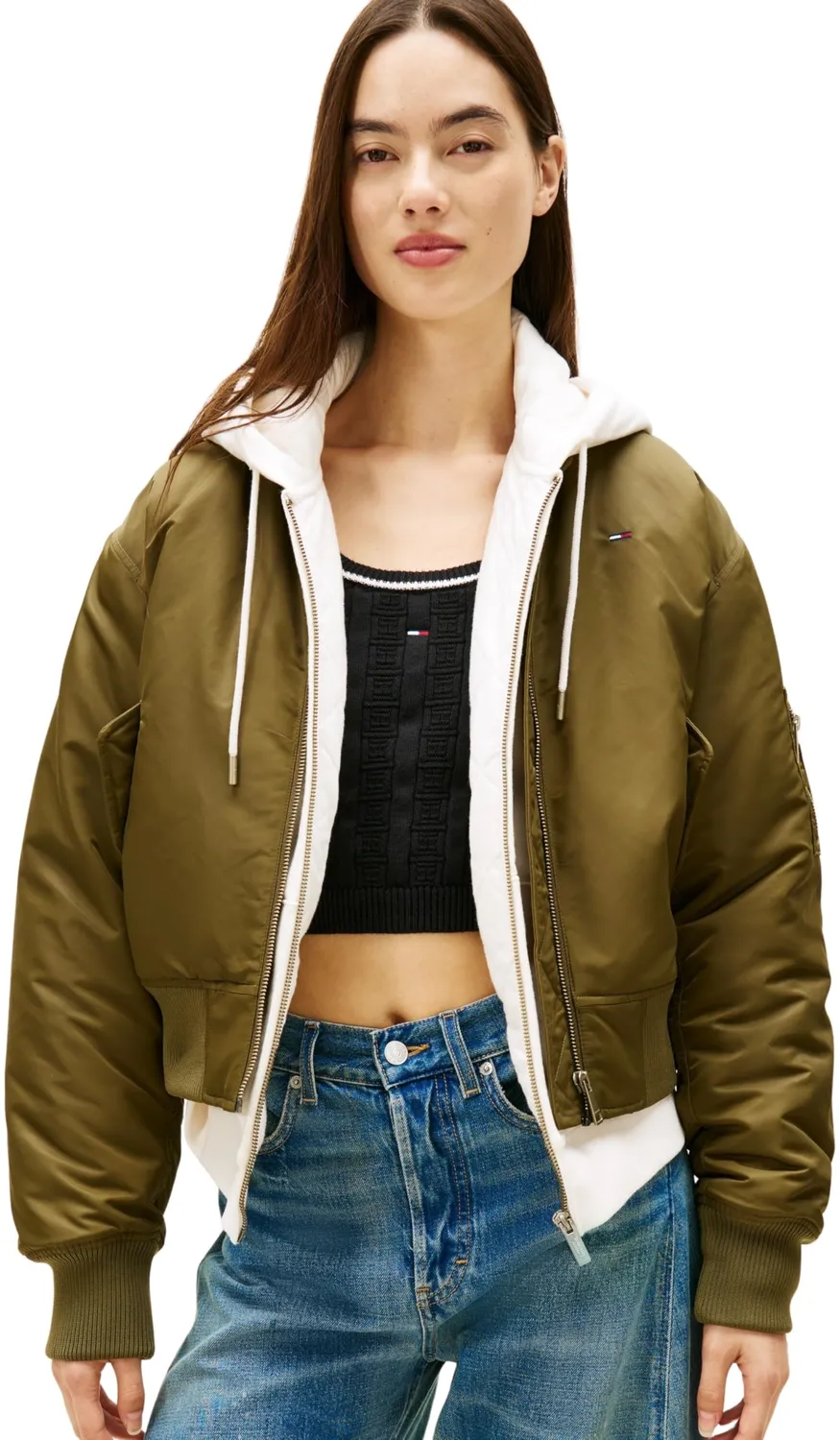 Tommy Jeans TJW Essential DW0DW22046 Bomberjacke S