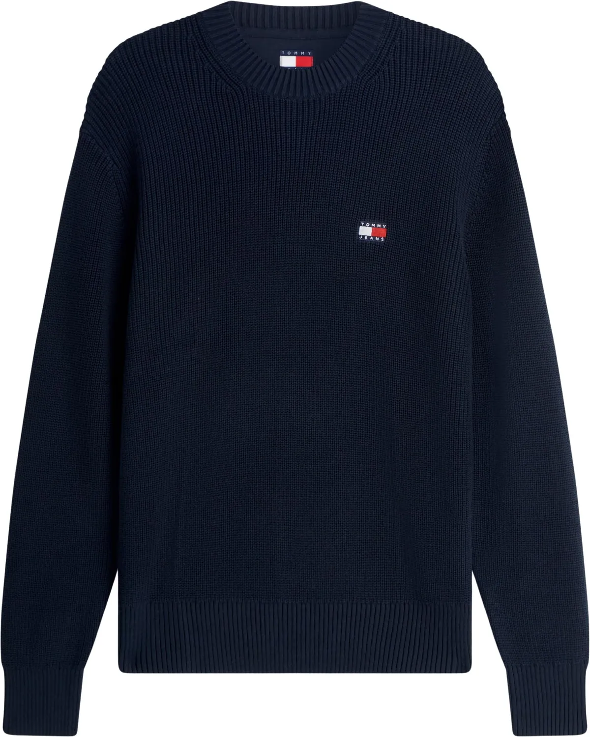 Tommy Jeans Reg Badge Dm0dm20923 Pullover XL Schwarz Strick