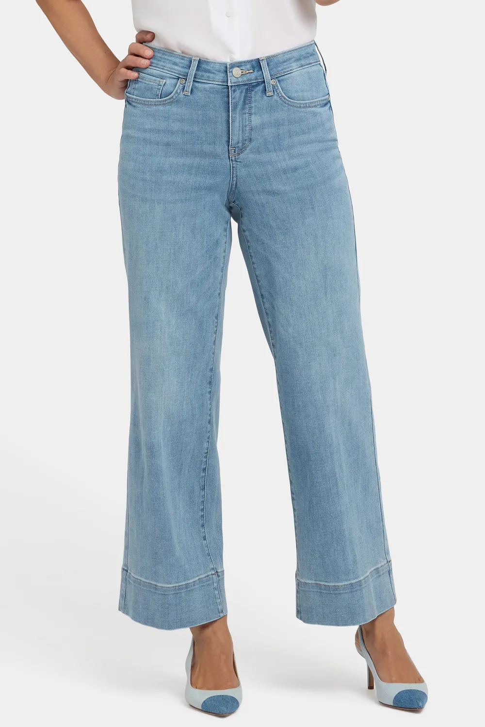 NYDJ Teresa Ankle Jeans Heritage Glow weit