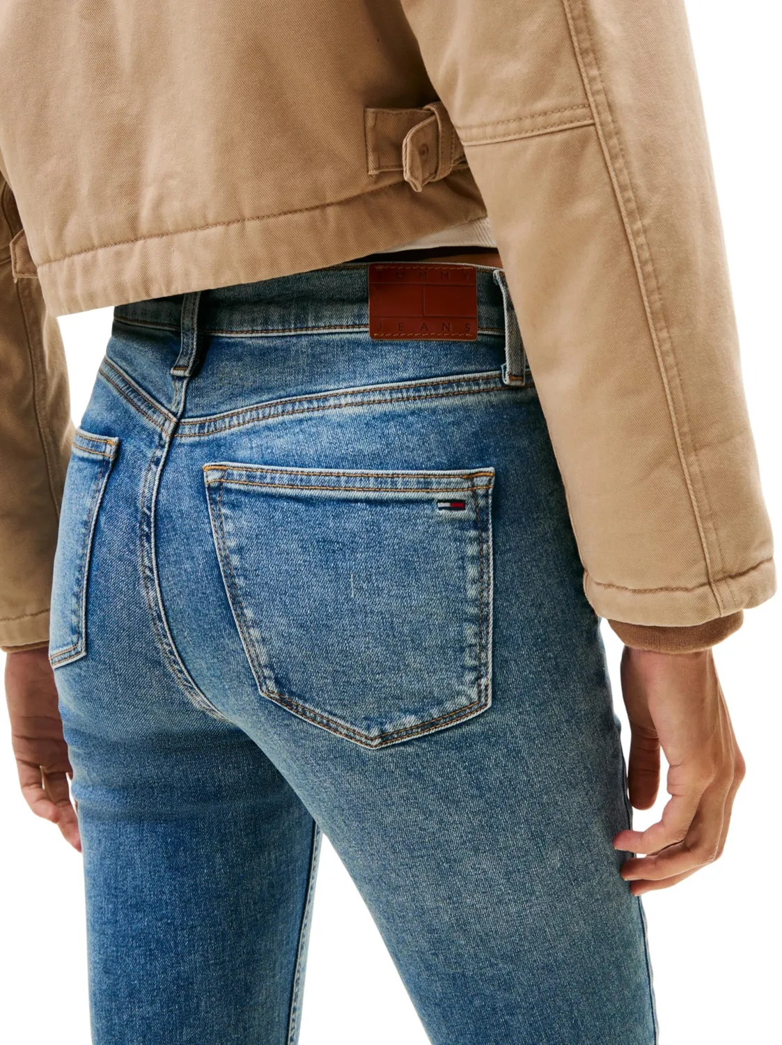 Tommy Jeans Nora Skinny Mid Rise Jeans Damen 27W/34L Medium