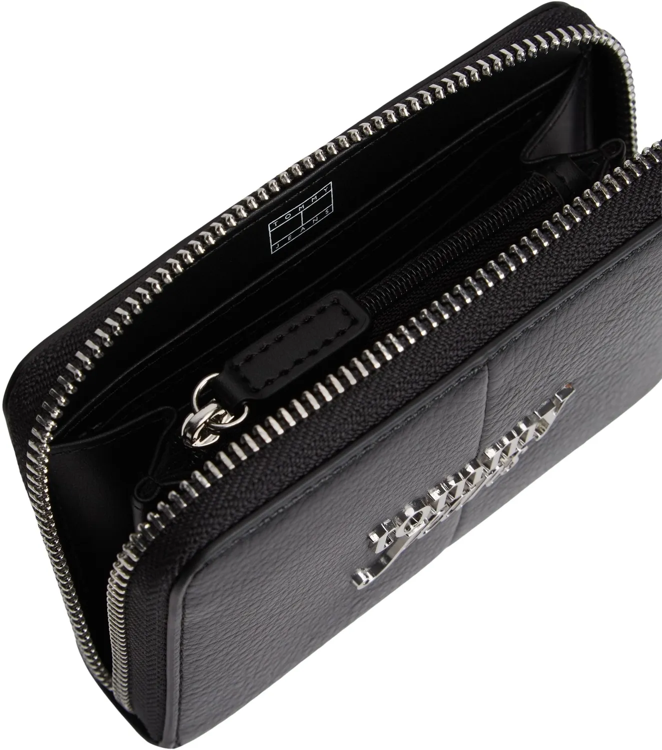Tommy Jeans Bold Geldbörse Handschlaufe Schwarz Damen