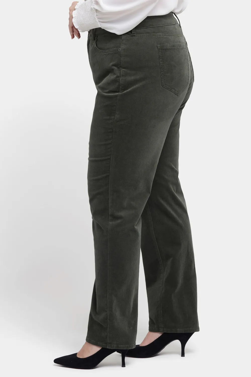NYDJ Marilyn Straight Cordhose Vine Leaf Plus