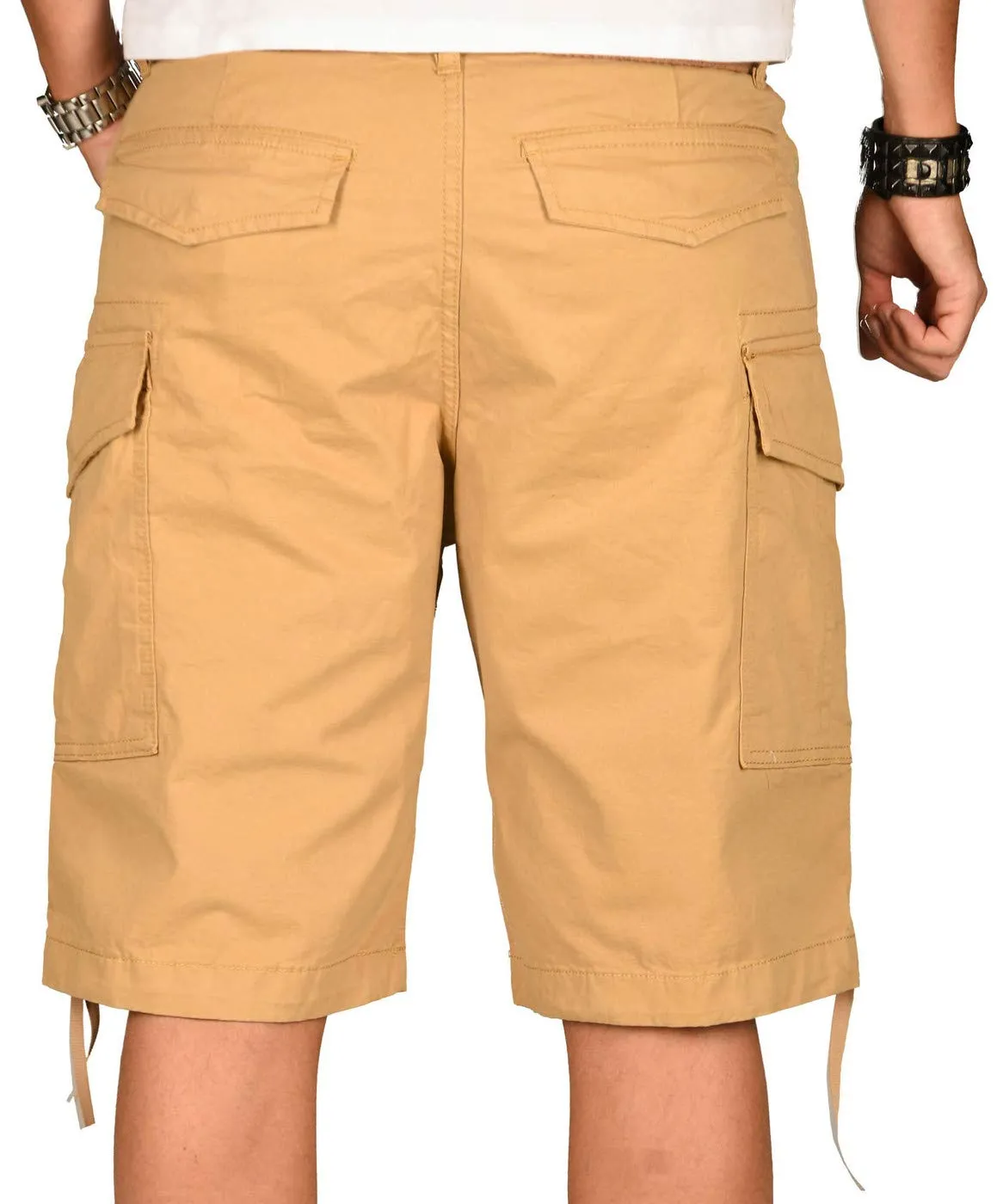 Alessandro Salvarini AS-133 Cargoshorts Herren 31W mit Gürtel