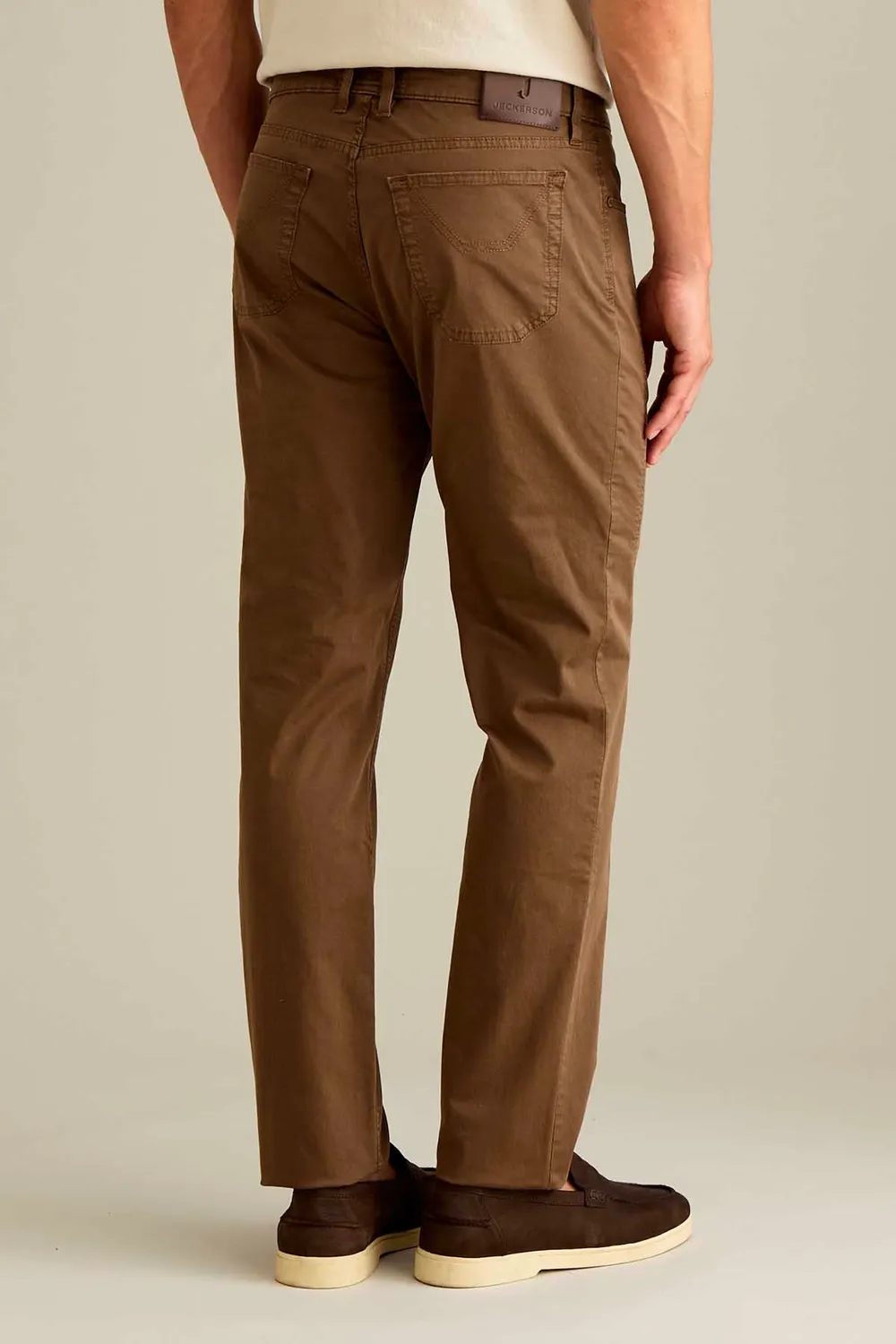 Jeckerson John Hose Slim Fit hellbraun Herren