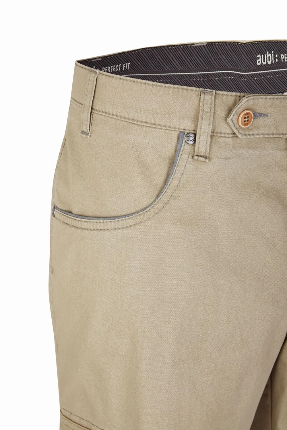 Aubi High Flex 616 Shorts Beige Gr.50 Stretch