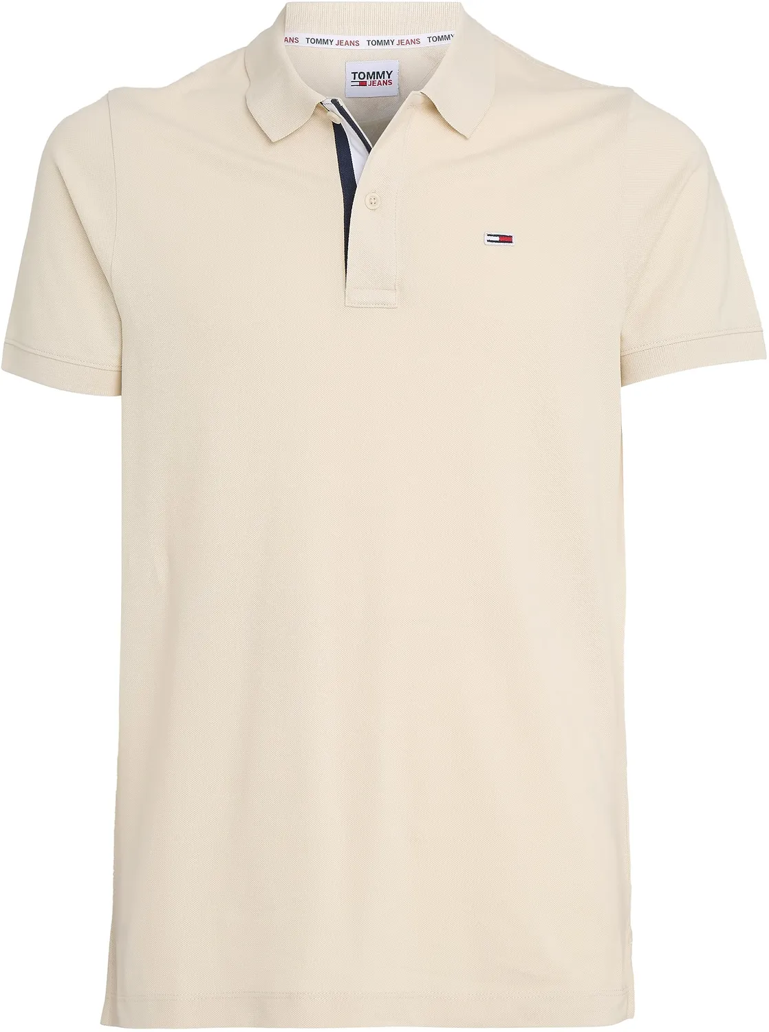 Tommy Jeans TJM Slim Placket Polo Dm0dm15940 XL Kurzarm
