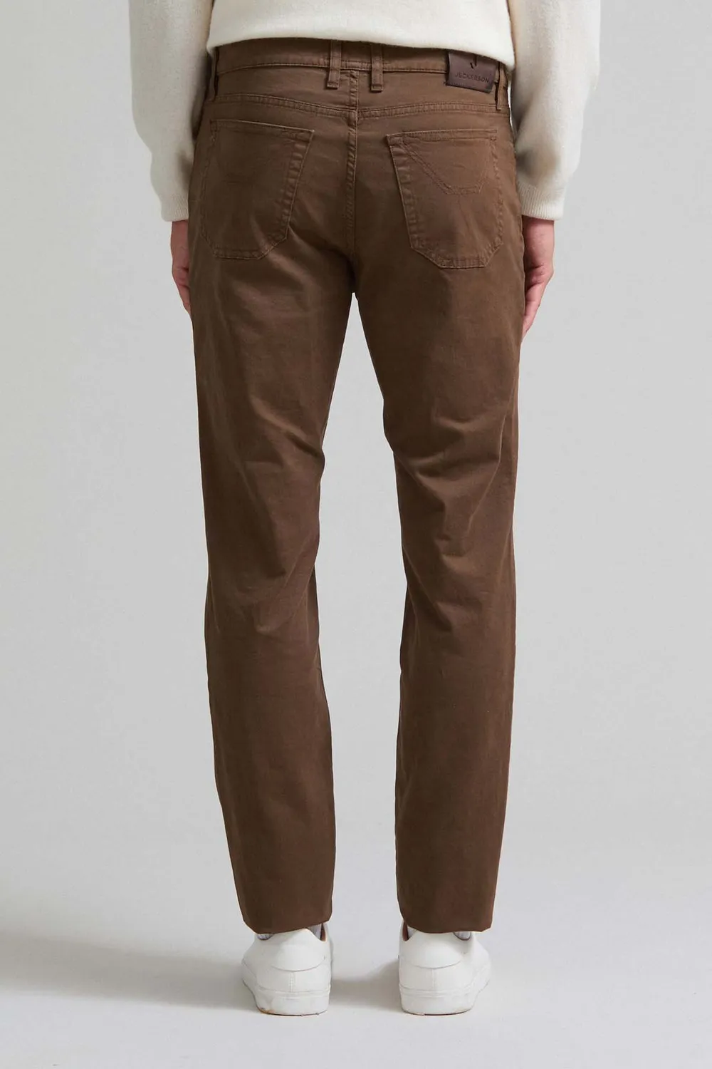 Jeckerson John Slim Fit Hose tabak Gabardine