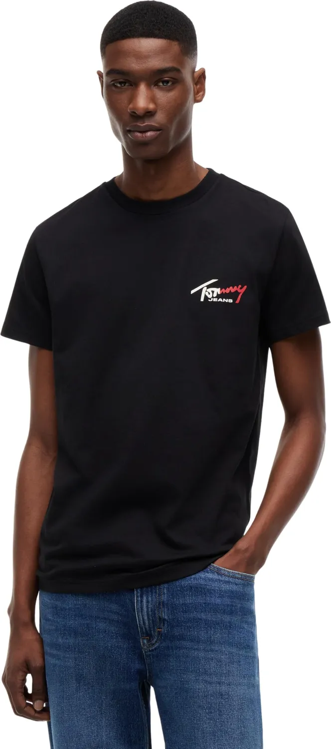 Tommy Jeans TJM Slim Chest DM0DM22538 T-Shirt Ecru