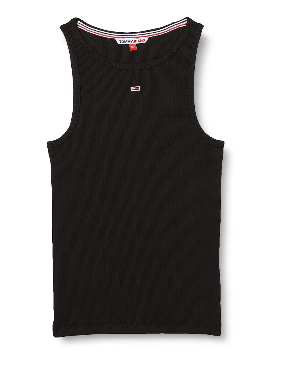 Tommy Jeans TJW Essential Rib Tank Top Schwarz