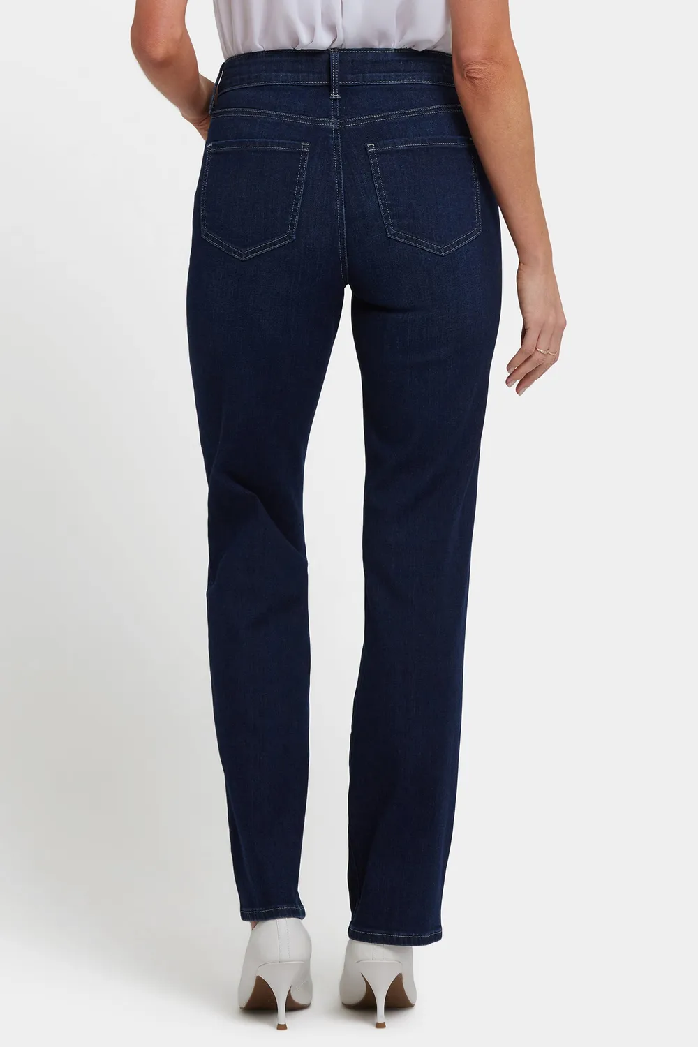 NYDJ Marilyn Straight Jeans Tall Midnight Breeze dunkelblau
