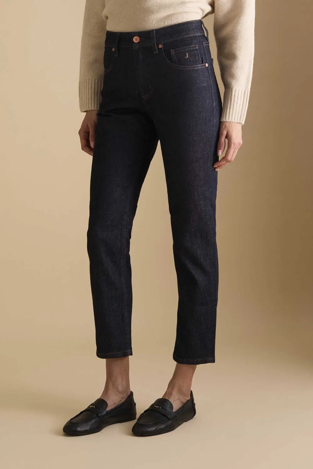 Jeckerson Jacqueline Slim Fit Jeans dunkelblau Stretch