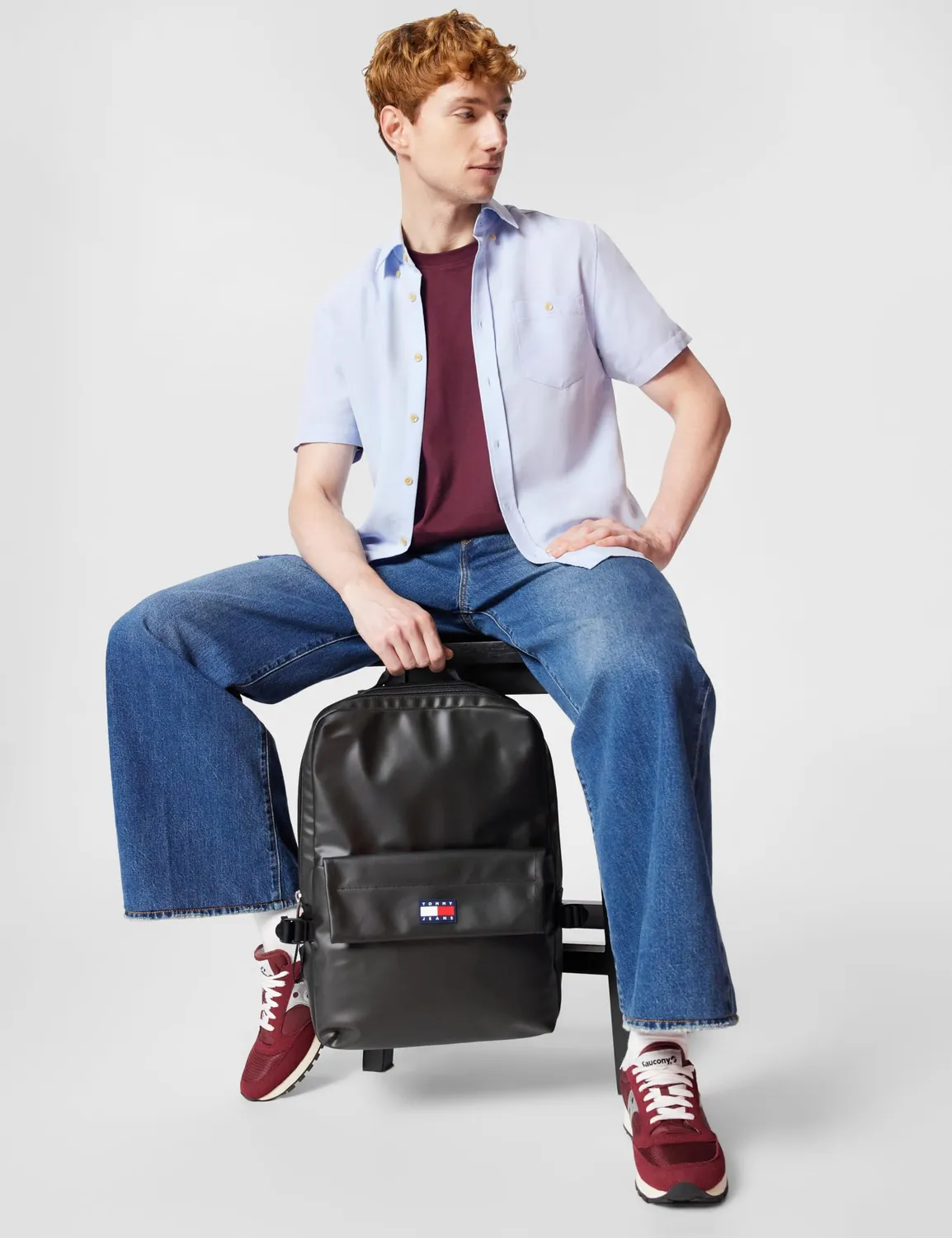 Tommy Jeans Elevated Rucksack Herren schwarz
