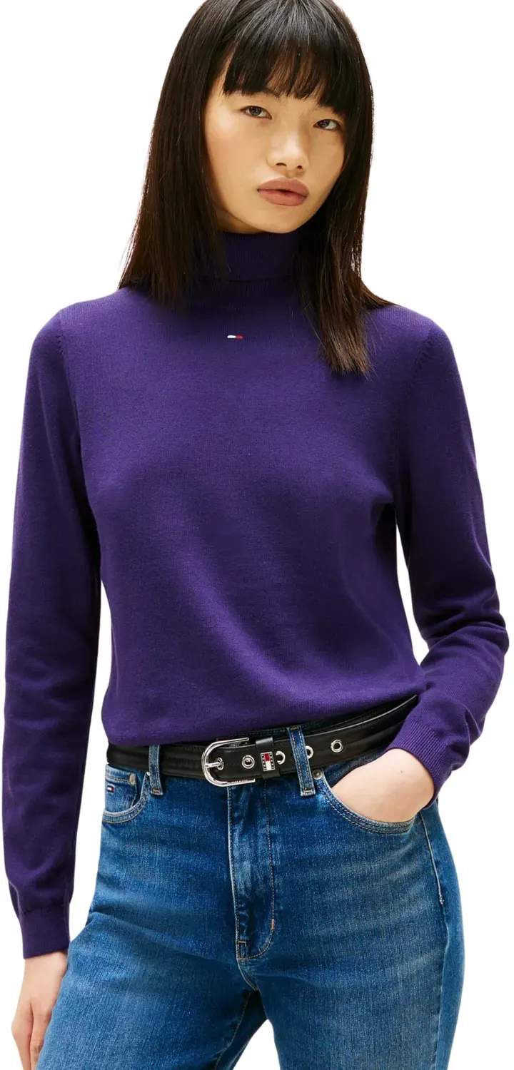 Tommy Jeans Essential Pullover Damen mit Rollkragen