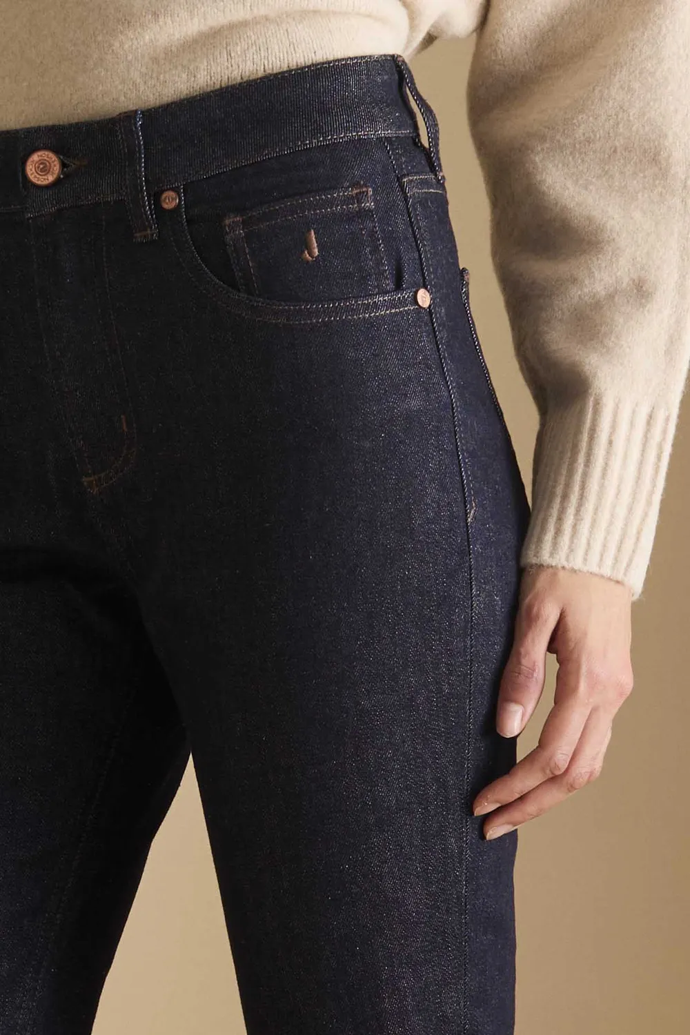 Jeckerson Jacqueline Slim Fit Jeans dunkelblau Stretch