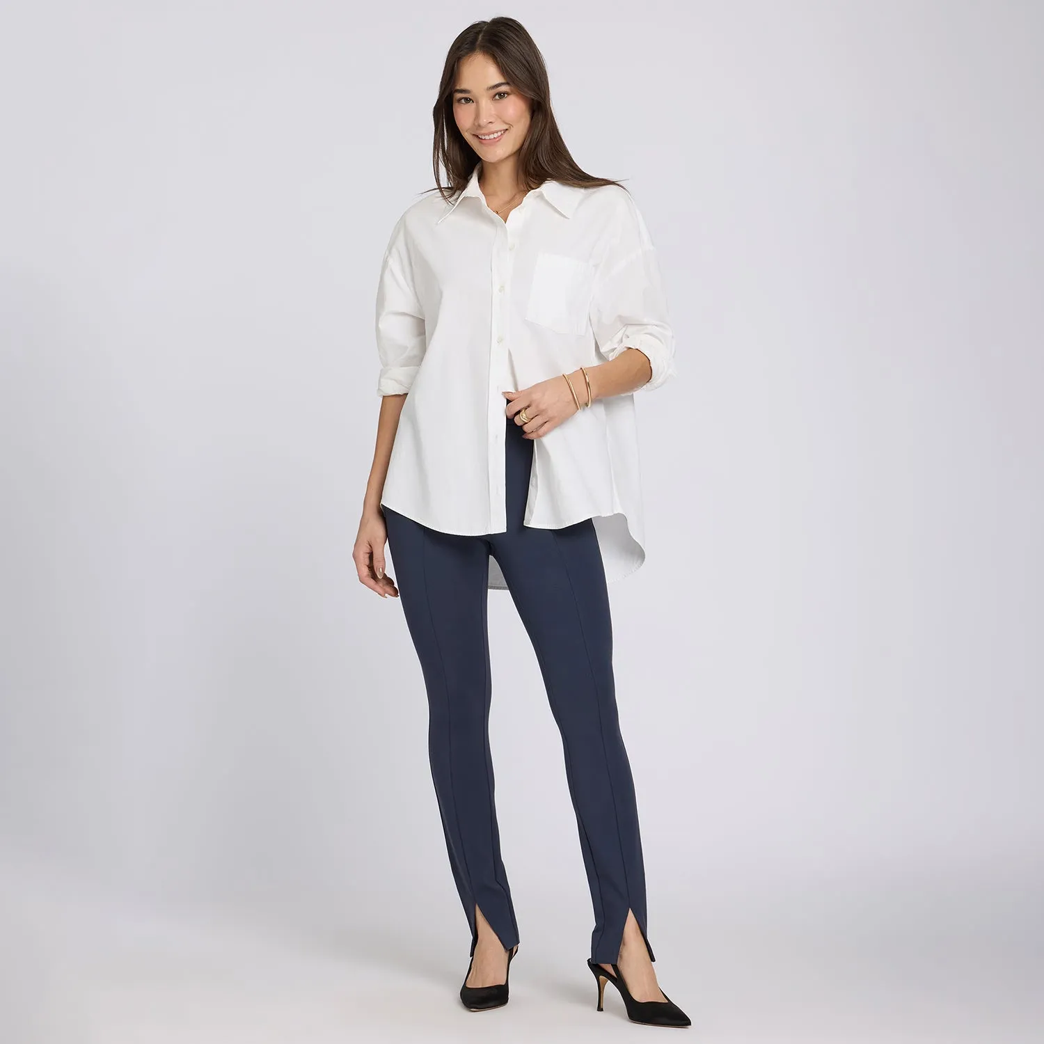 NYDJ Zelda Pull-On Hose Oxford Navy Slim
