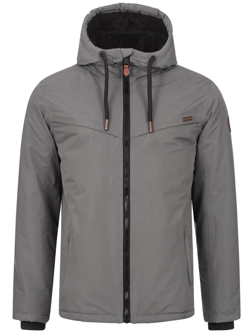 Alessandro Salvarini AS-331 Winterjacke Herren Olive mit Teddyfell