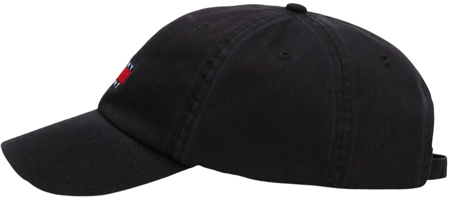 Tommy Jeans Heritage 6 Panel Cap Schwarz