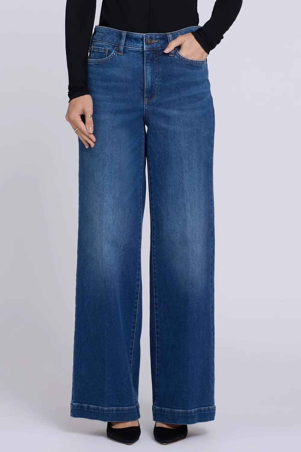 NYDJ Teresa Wide Leg Jeans Blaze Lift Tuck