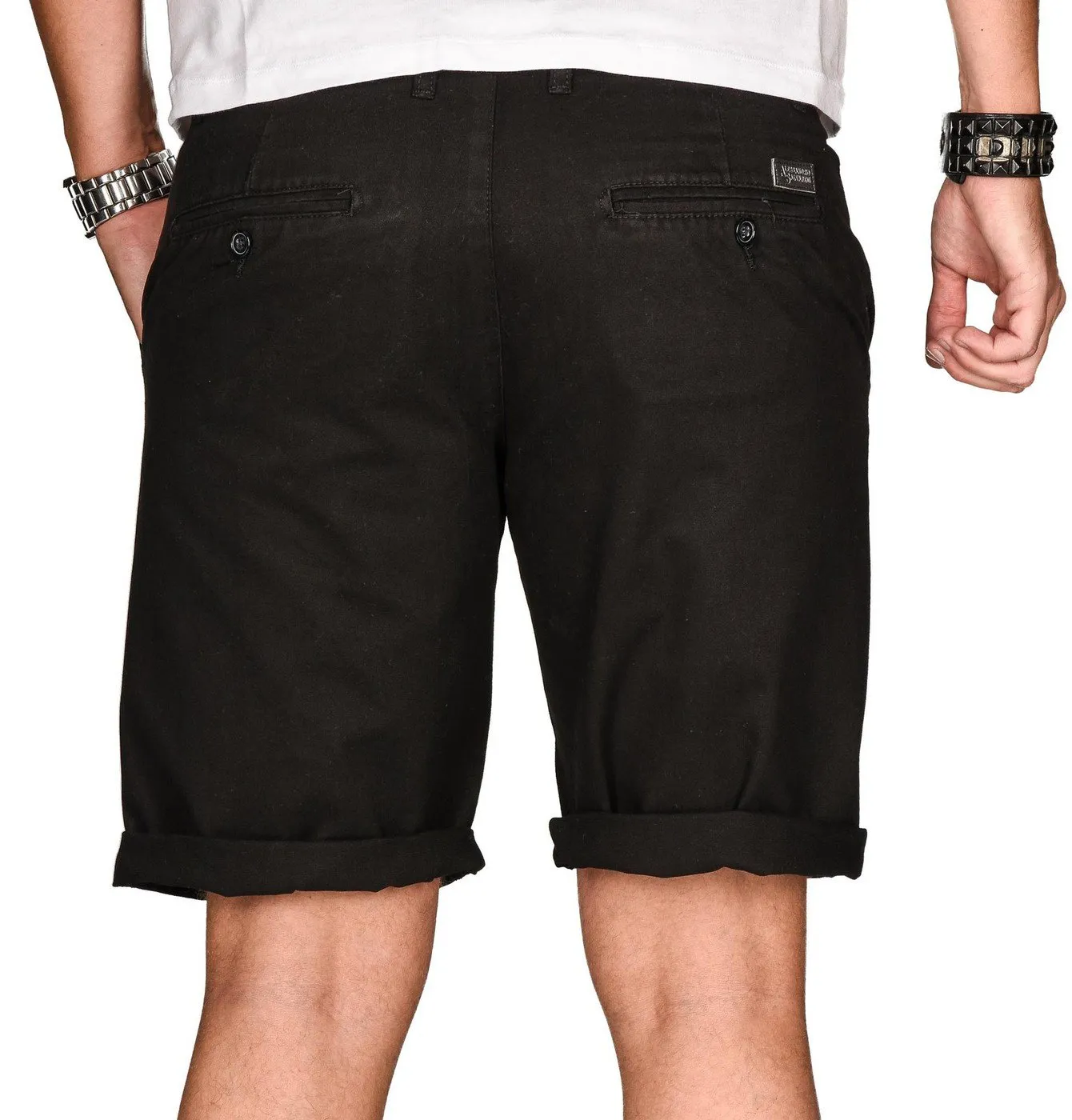 Alessandro Salvarini AS-096 Shorts Herren Baumwolle