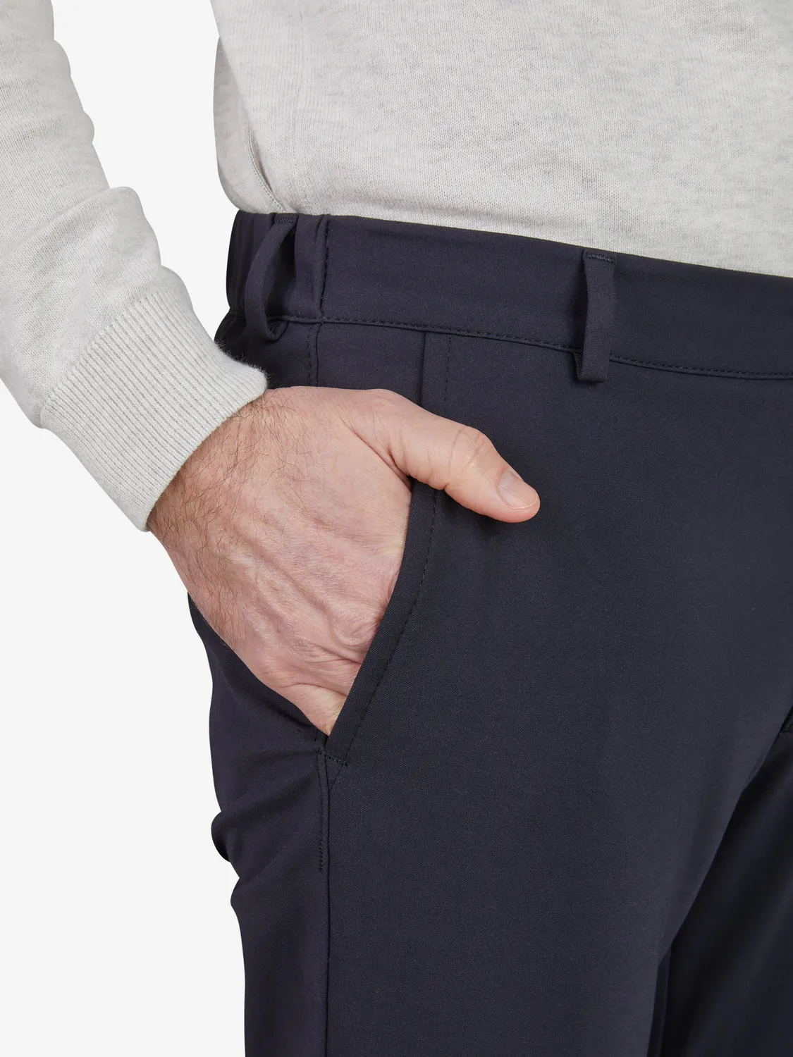 Club of Comfort Foxx 8240 Chino Hose marine Slim Stretch
