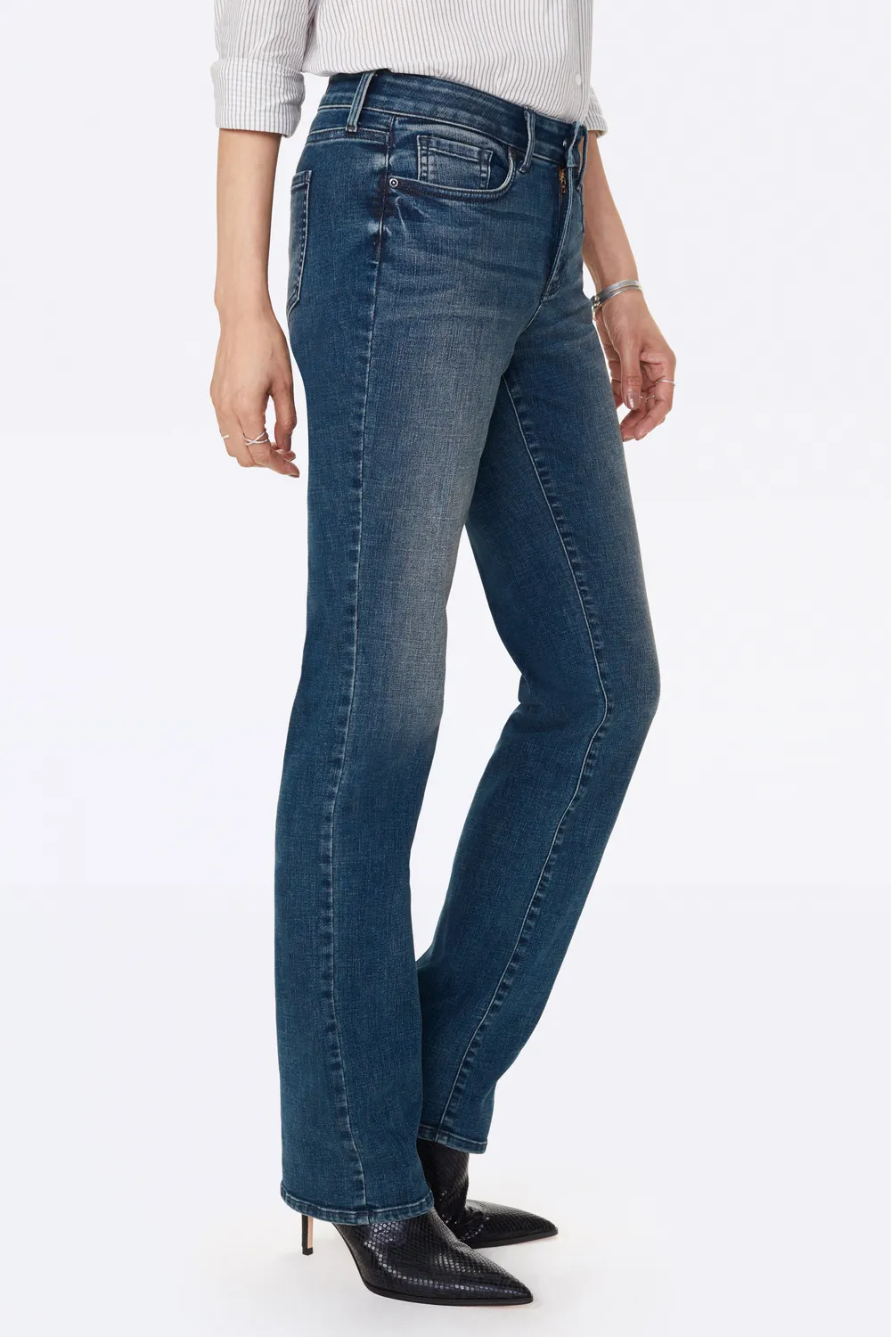 NYDJ Marilyn Straight Jeans Lombard