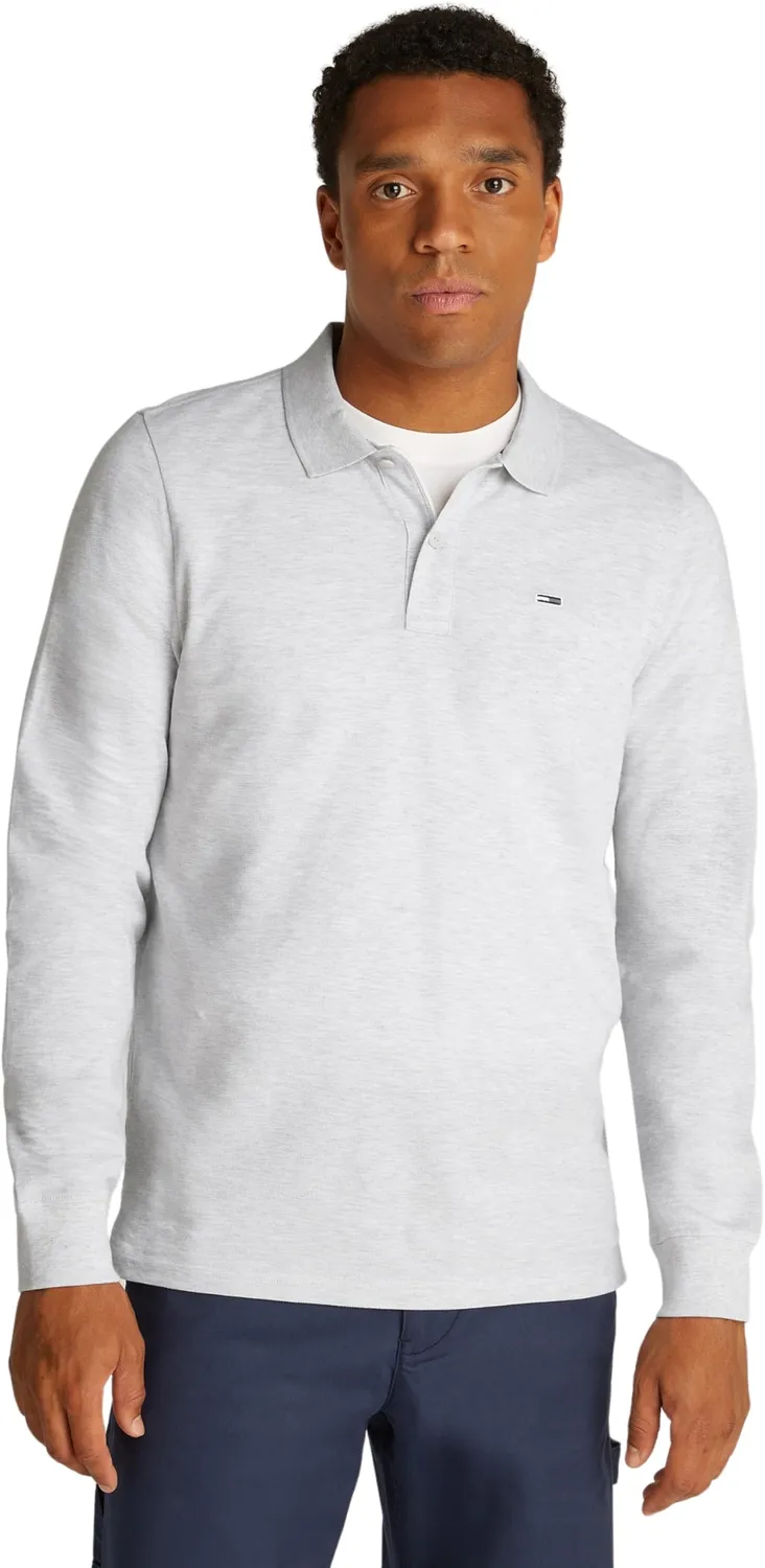 Tommy Jeans Slim Fit Placket Langarm-Poloshirt M