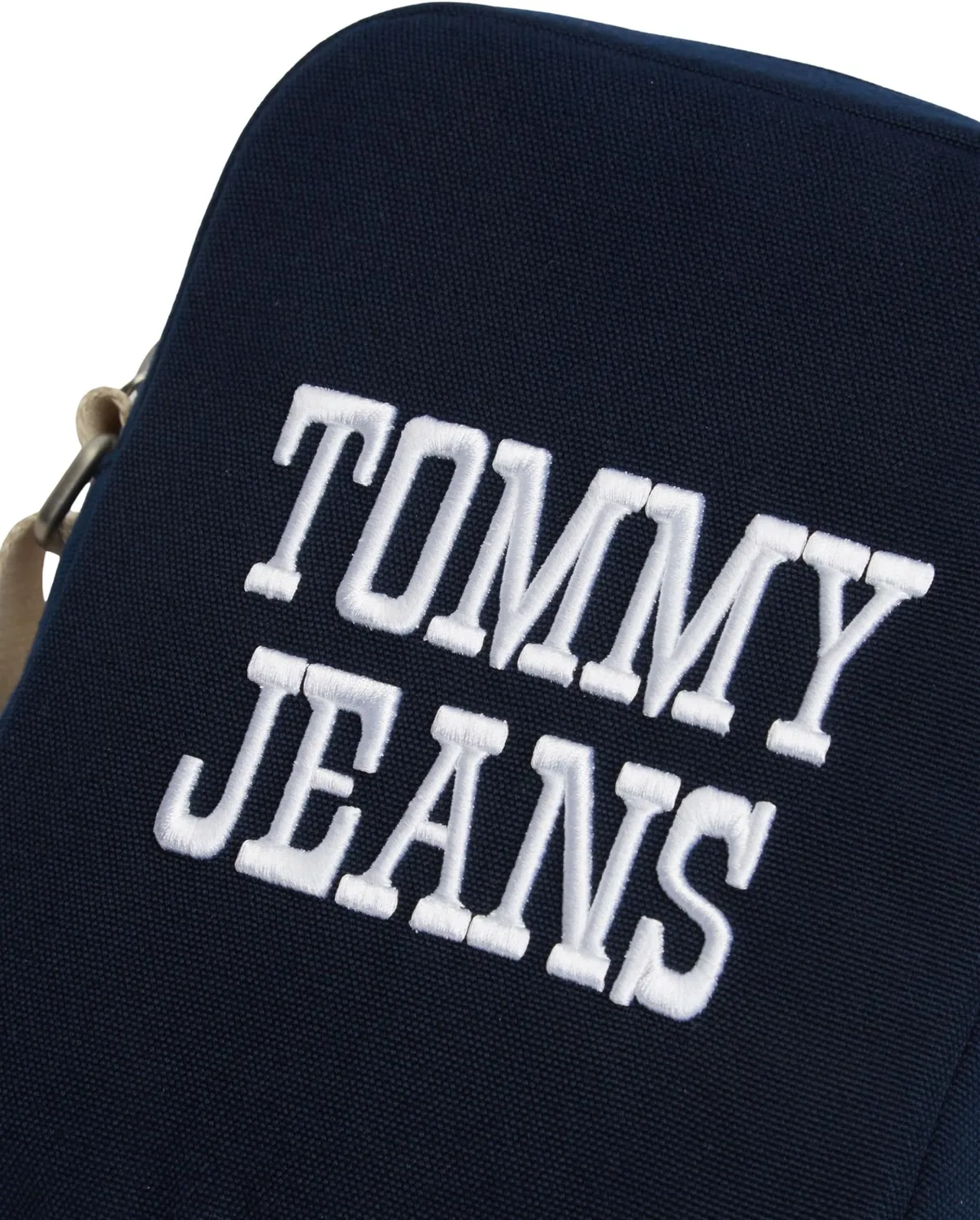 Tommy Jeans Bold Varsity Reporter Umhängetasche blau Logo