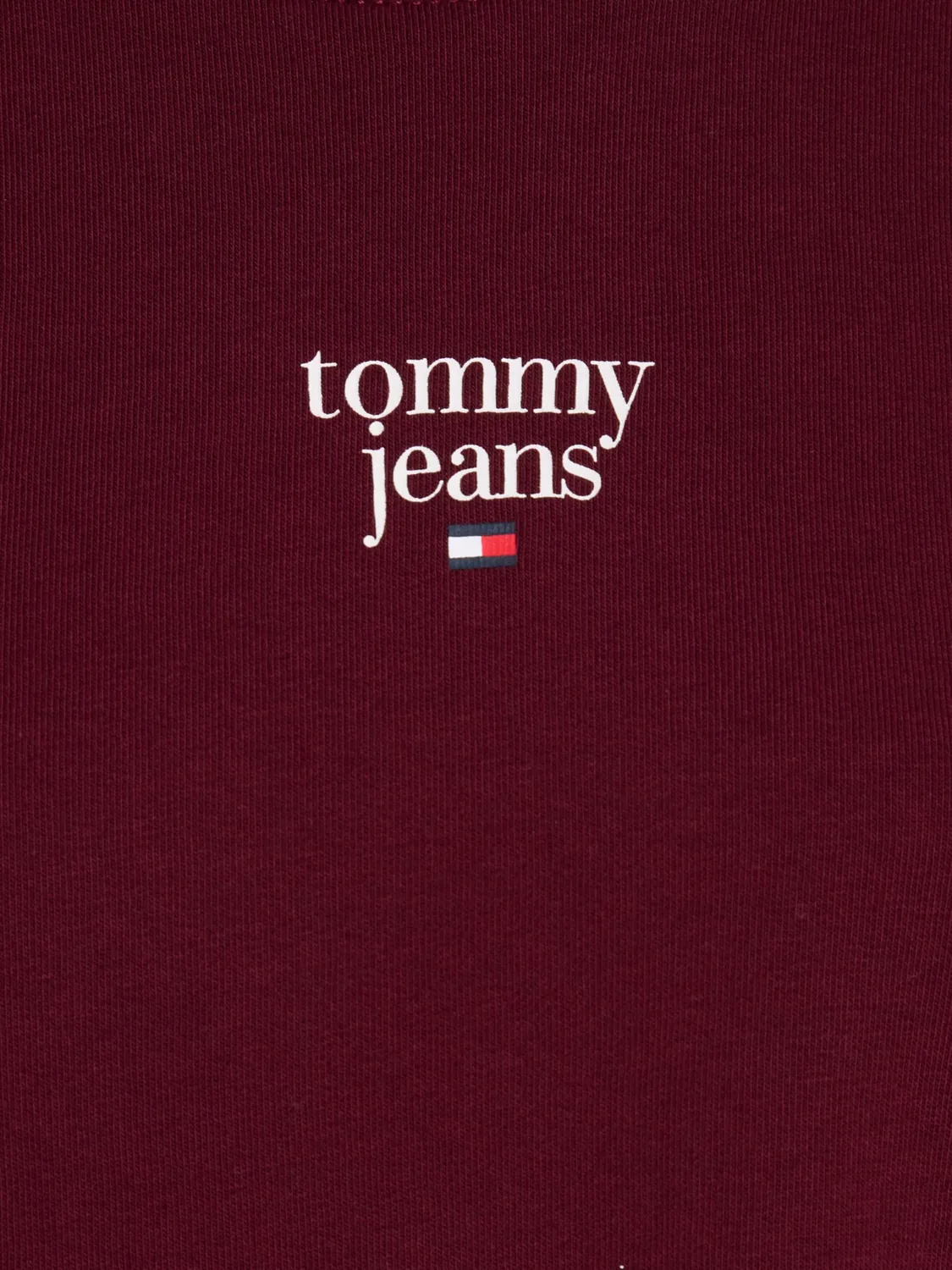 Tommy Jeans Essential Logo Crew Sweatshirt Damen Schwarz L