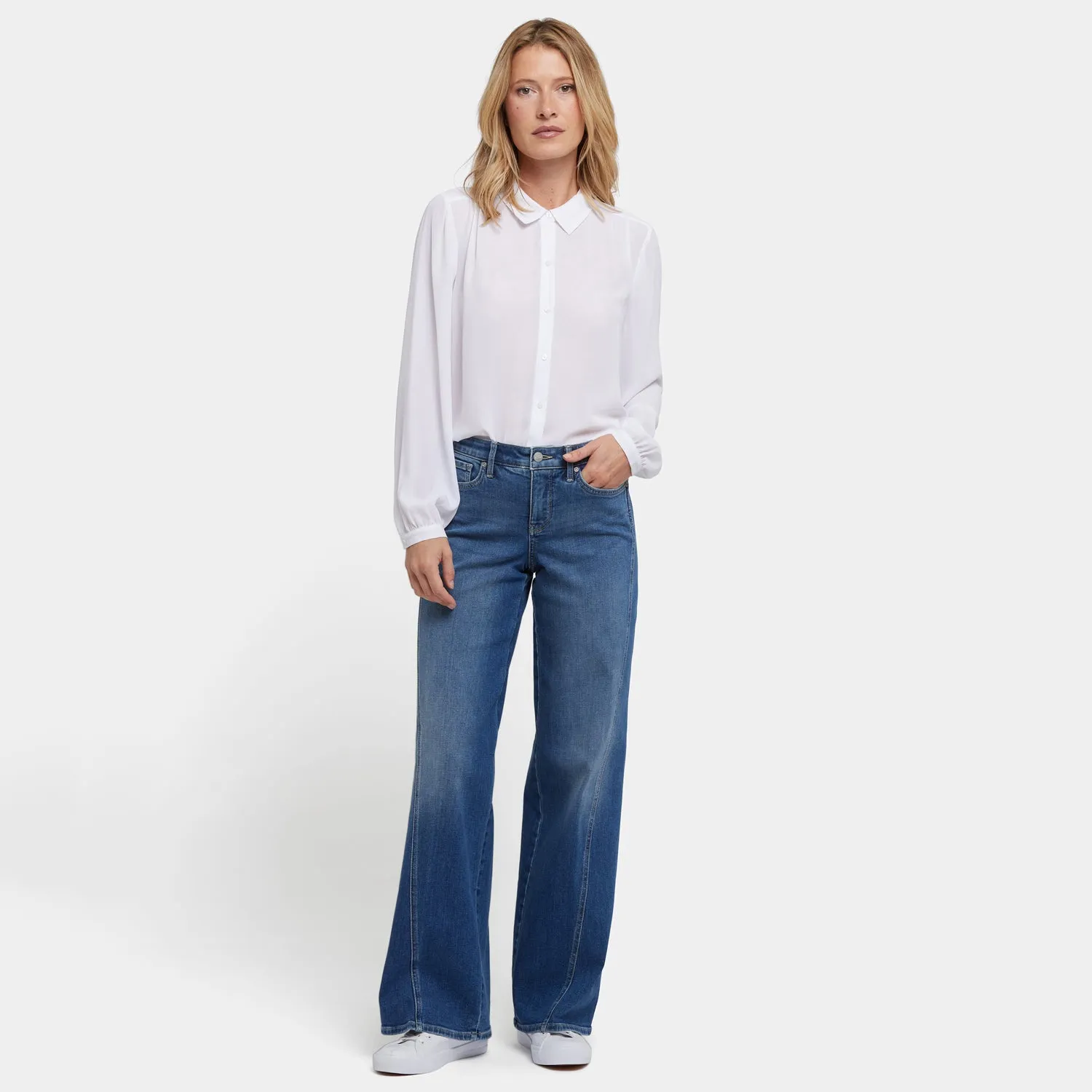 NYDJ Teresa Wide Leg Jeans Romantic Indigo Damen