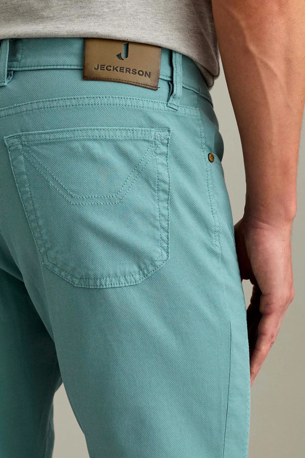 Jeckerson John Toppa Hose Slim Fit pastellgrün