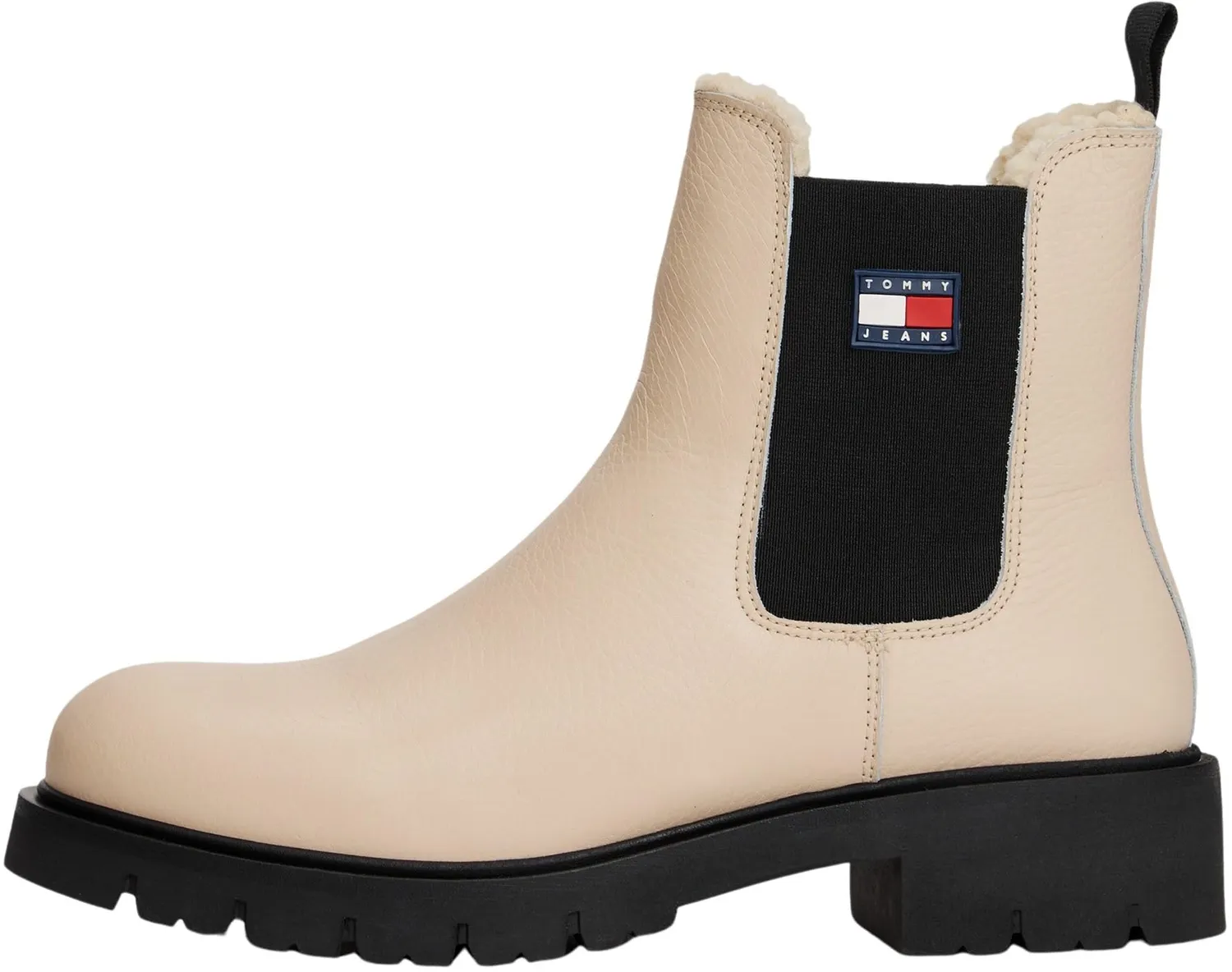 Tommy Jeans Chelsea Boots Damen mit Innenfutter Schwarz
