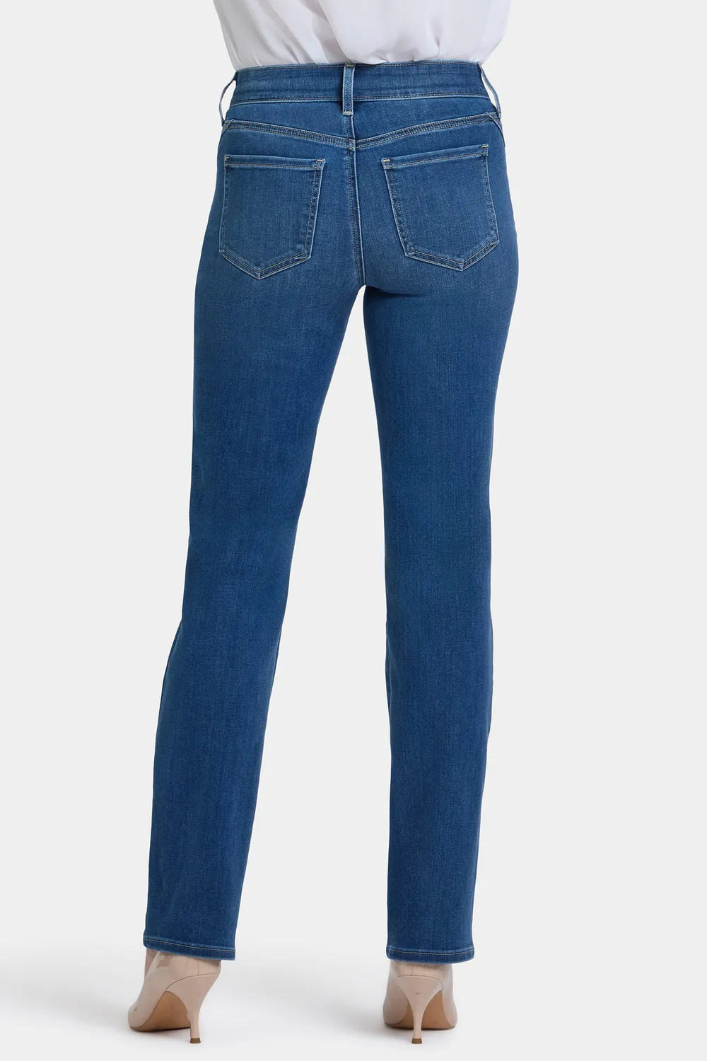 NYDJ Marilyn Straight Jeans Opera Blue indigo