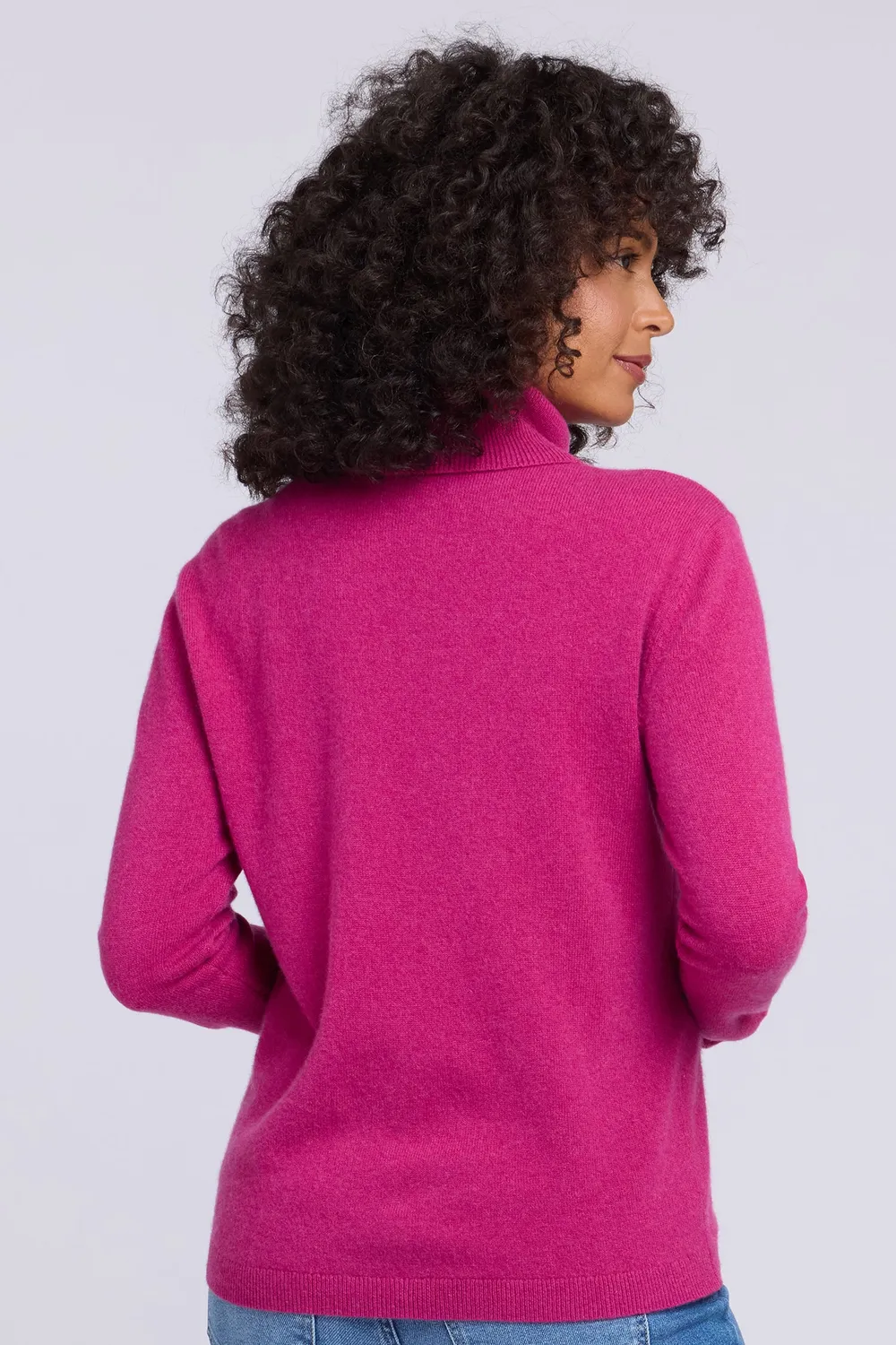 NYDJ Cashmere Essential Turtleneck Pullover Jazzy Kaschmir