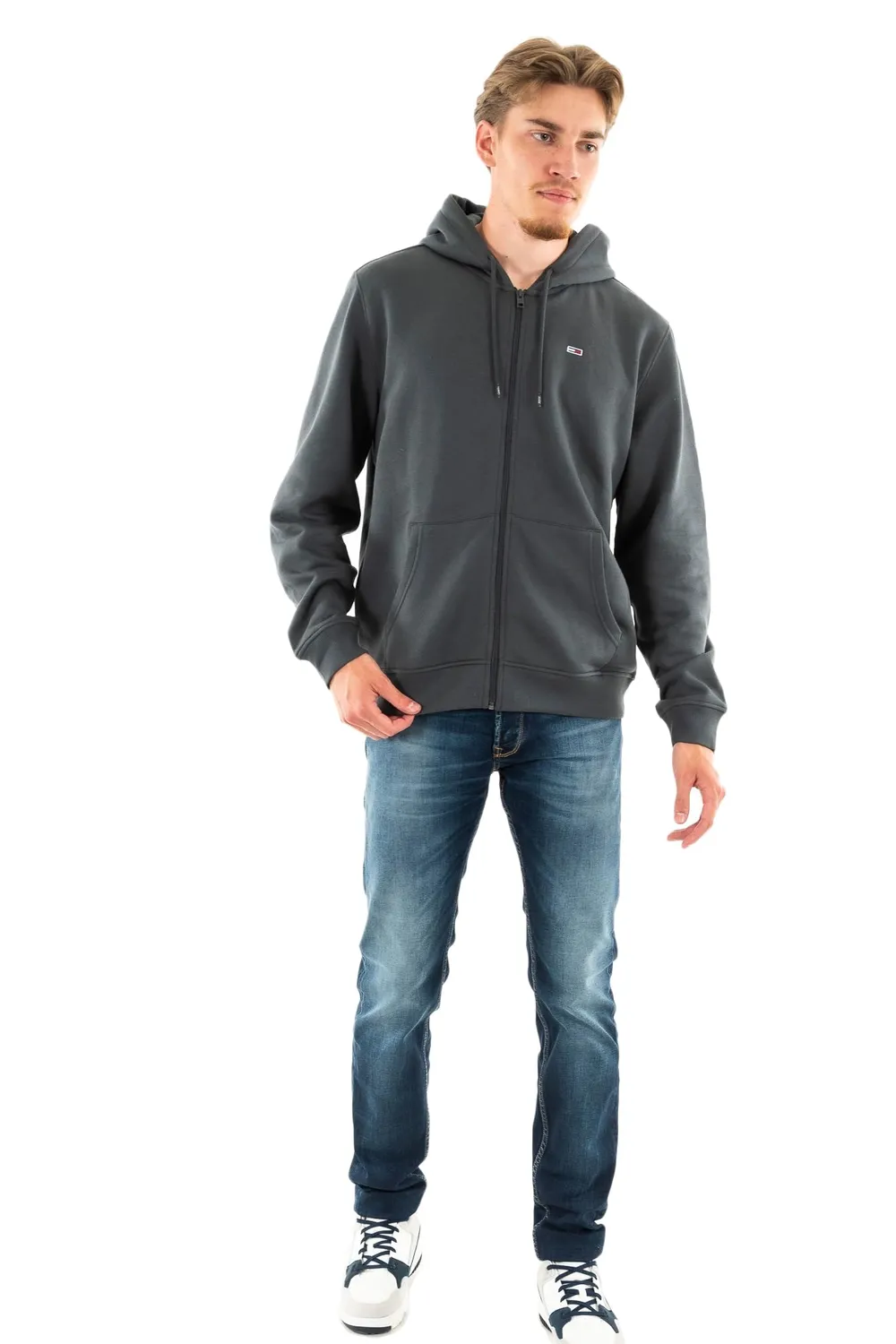 Tommy Jeans Hoodie mit Reißverschluss XS Blau