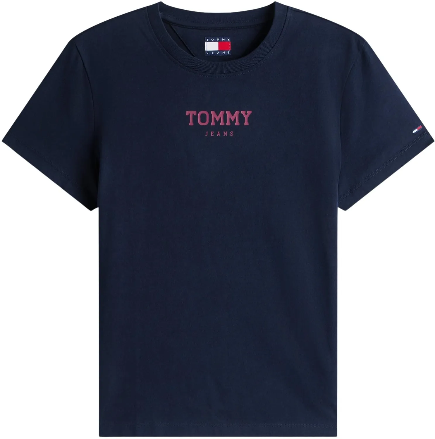 Tommy Jeans Essential T-Shirt Dunkelblau Rundhals XL