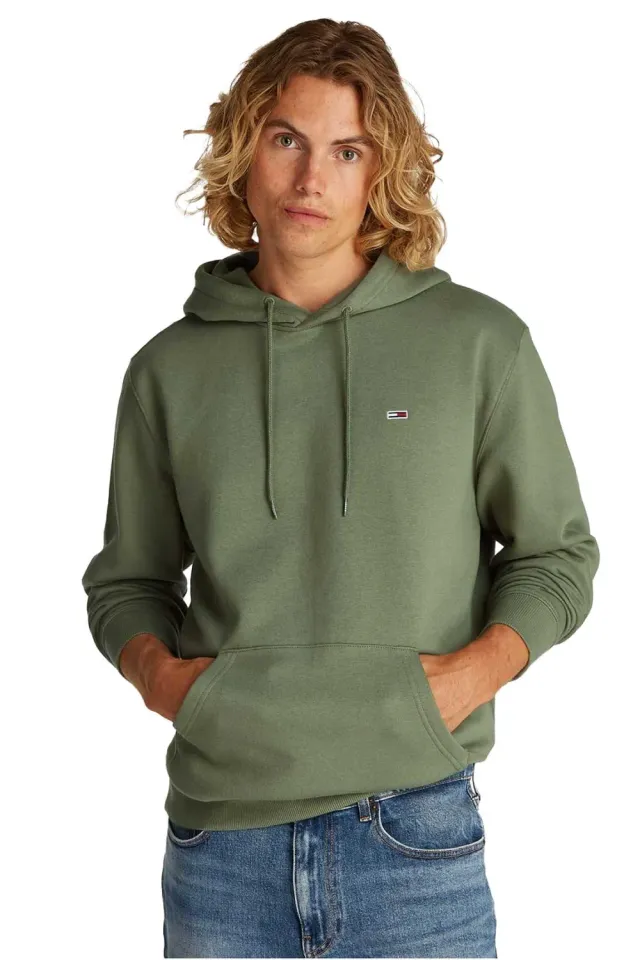 Tommy Jeans TJM Reg Flag Hoodie Herren 3XL Grün