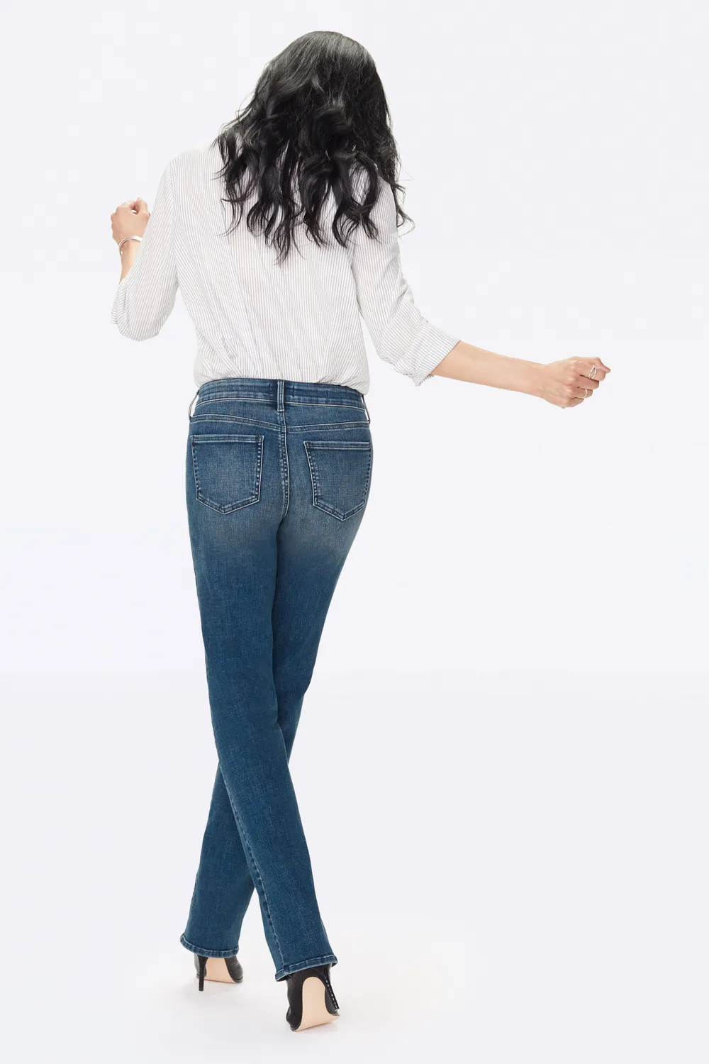NYDJ Marilyn Straight Jeans Lombard