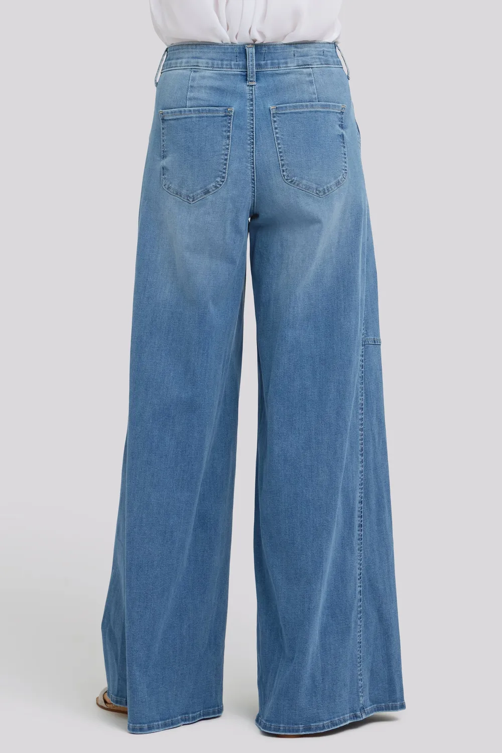 NYDJ Nova Super Wide Leg Jeans Vista Lakes kühlend
