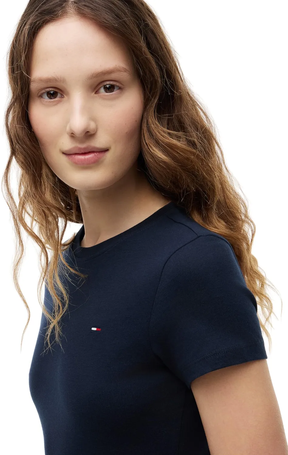 Tommy Jeans Damen 3er Pack T-Shirts XL Schwarz Ecru