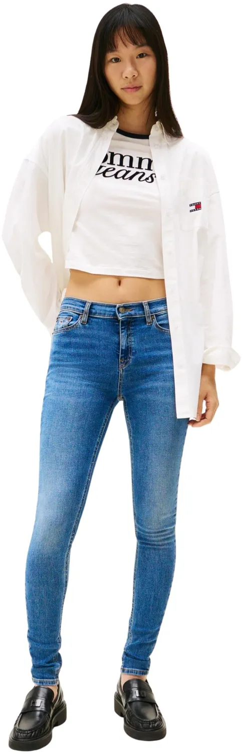 Tommy Jeans Nora Skinny Mid Rise Jeans Damen 27W/34L Medium
