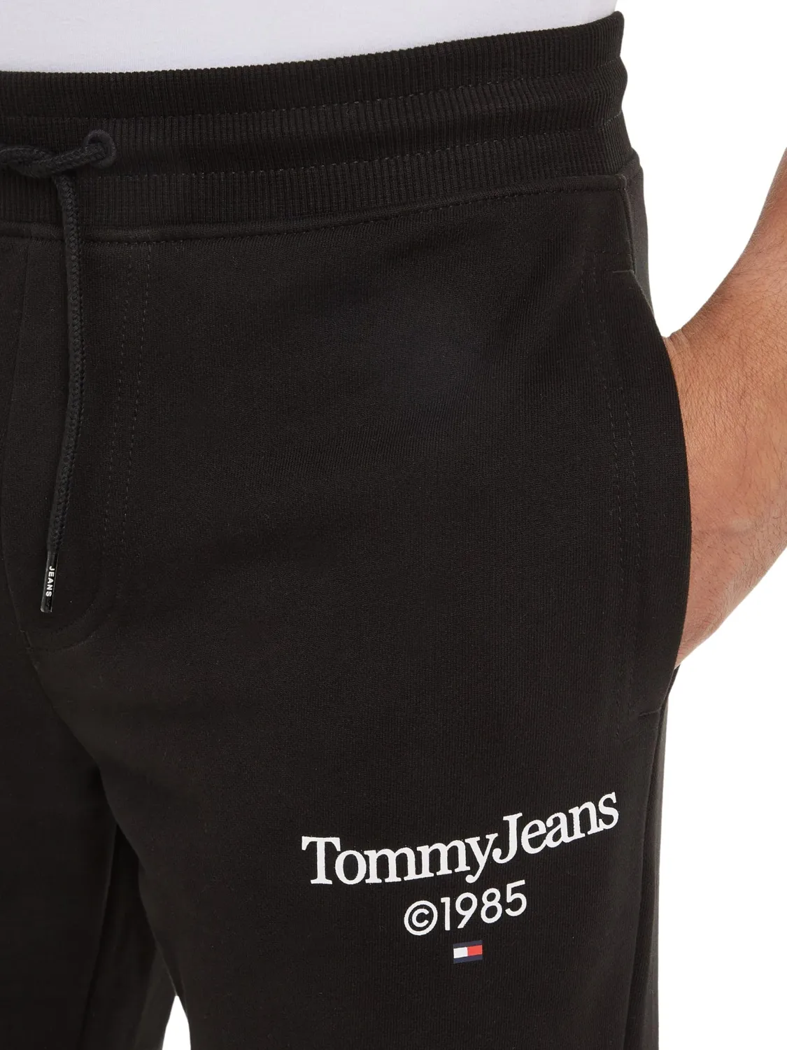 Tommy Jeans TJM Slim Entry Jogginghose XXL Schwarz Baumwolle