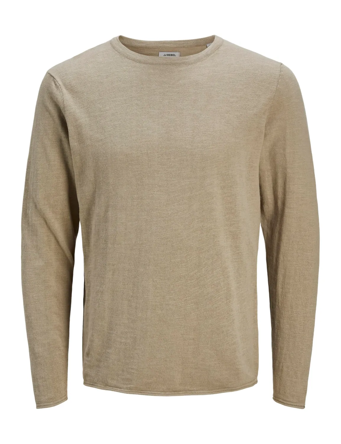 JJ Rebel Jrebnature Slub Knit Pullover L Baumwolle