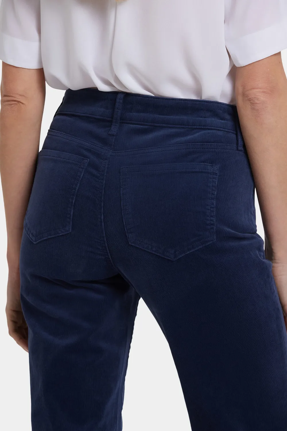 NYDJ Marilyn Straight Hose Dark Night Cord