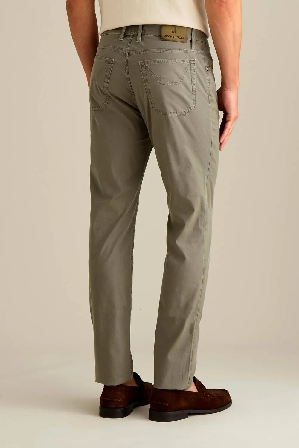 Jeckerson Jordan Slim Fit Herren Chino Militärgrün