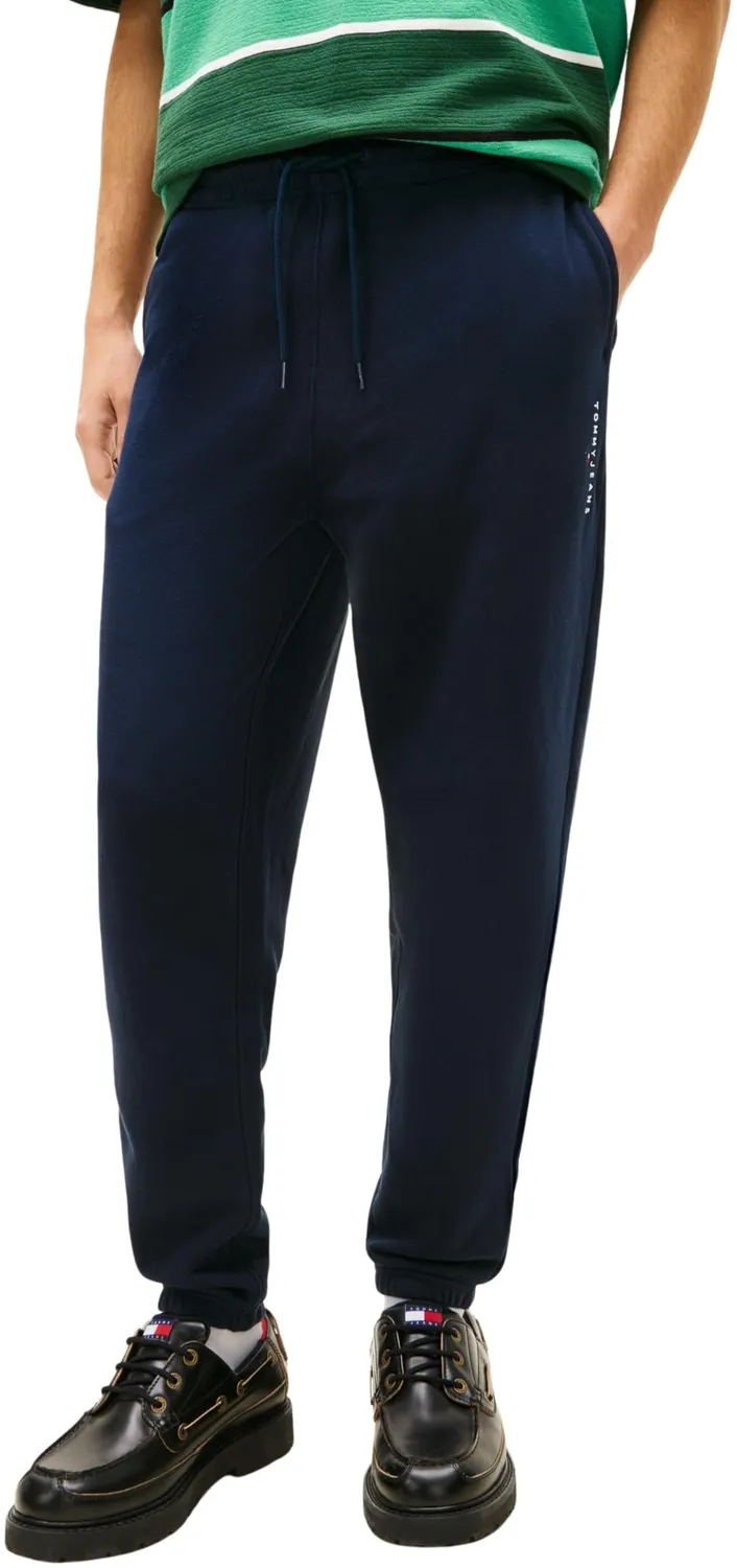 Tommy Jeans TJM Linear Sweatpant Trainingshose M Schwarz